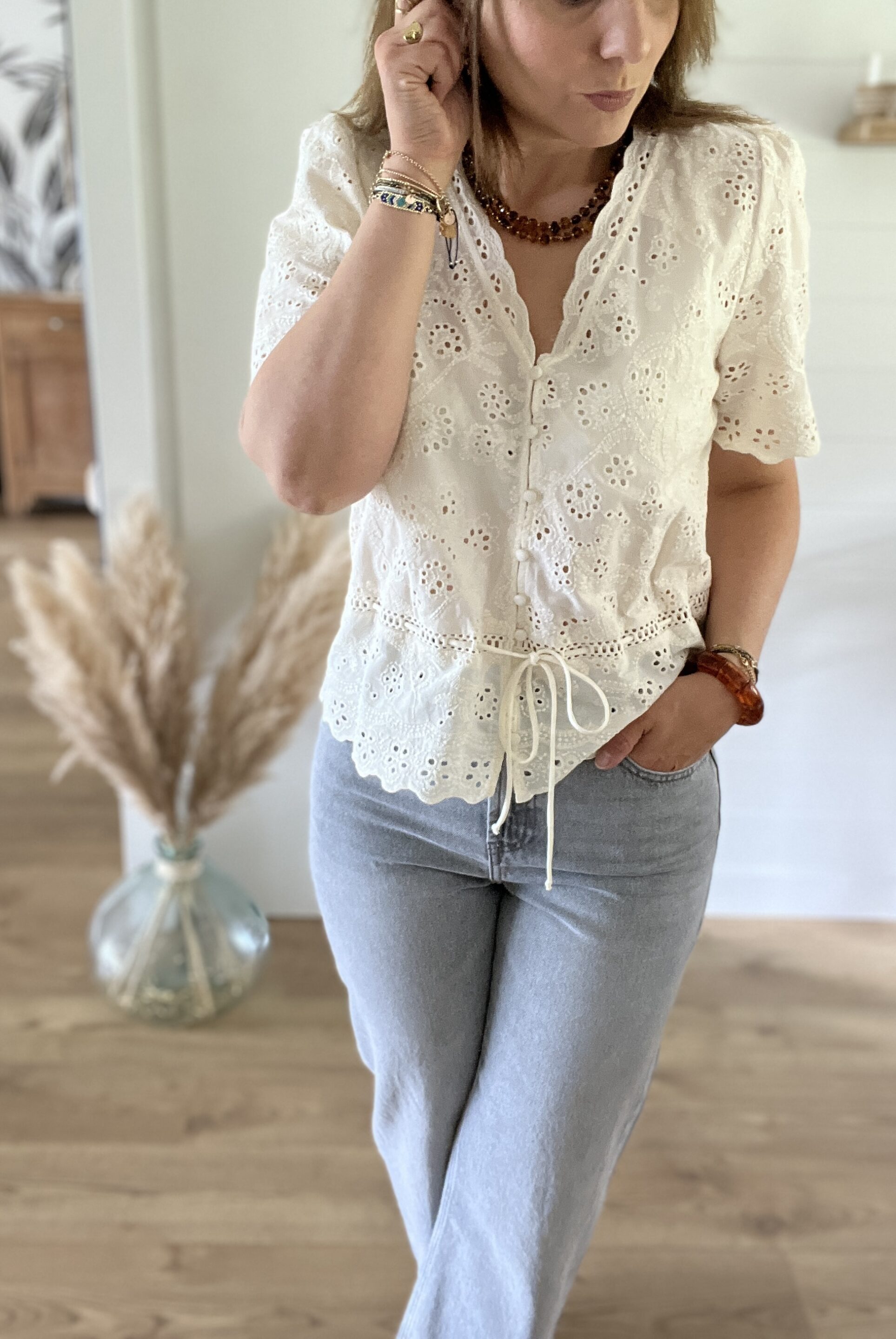 Blouse Lise Ivoire – Image 5