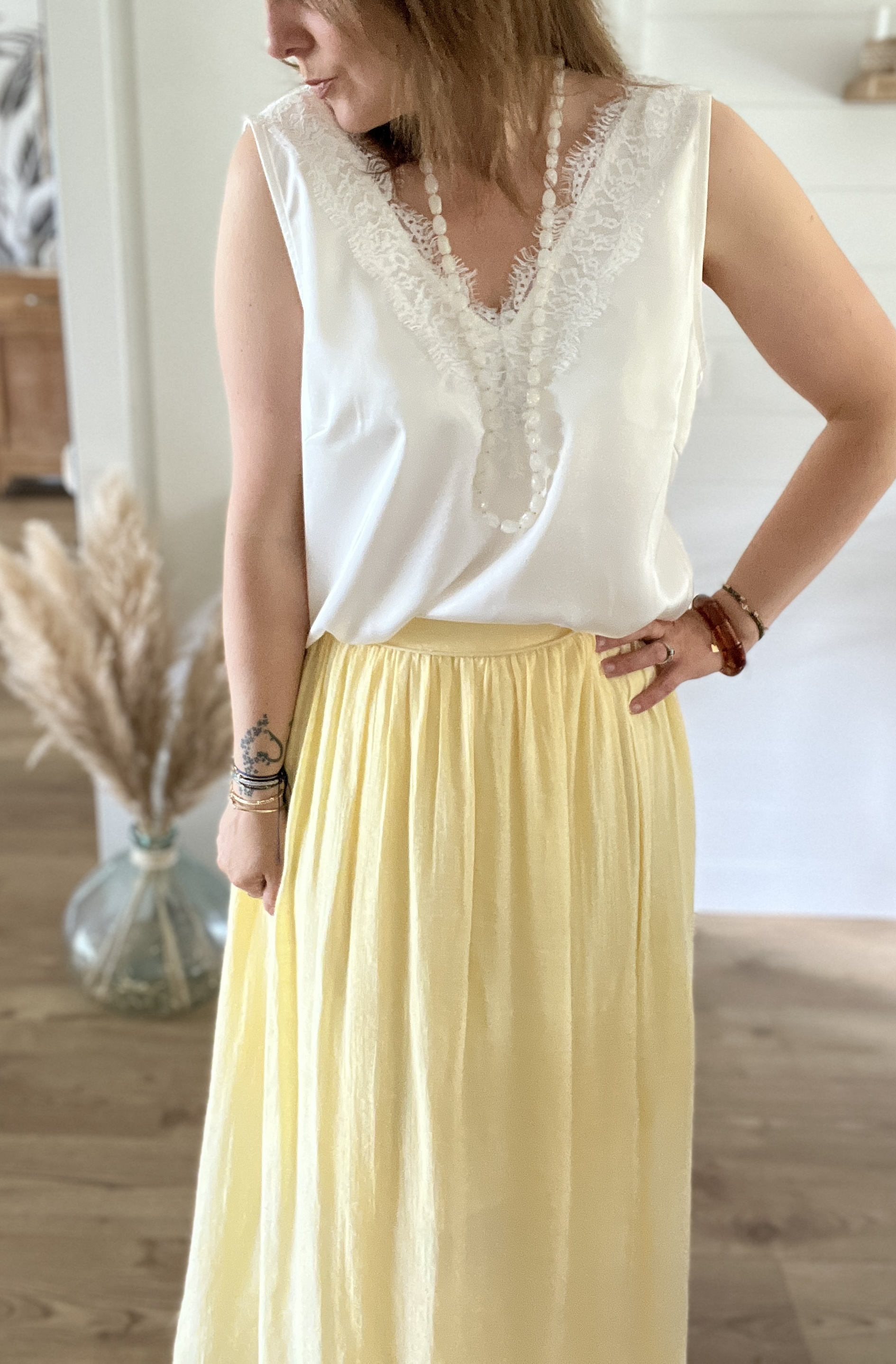 Jupe Anna Jaune – Image 2