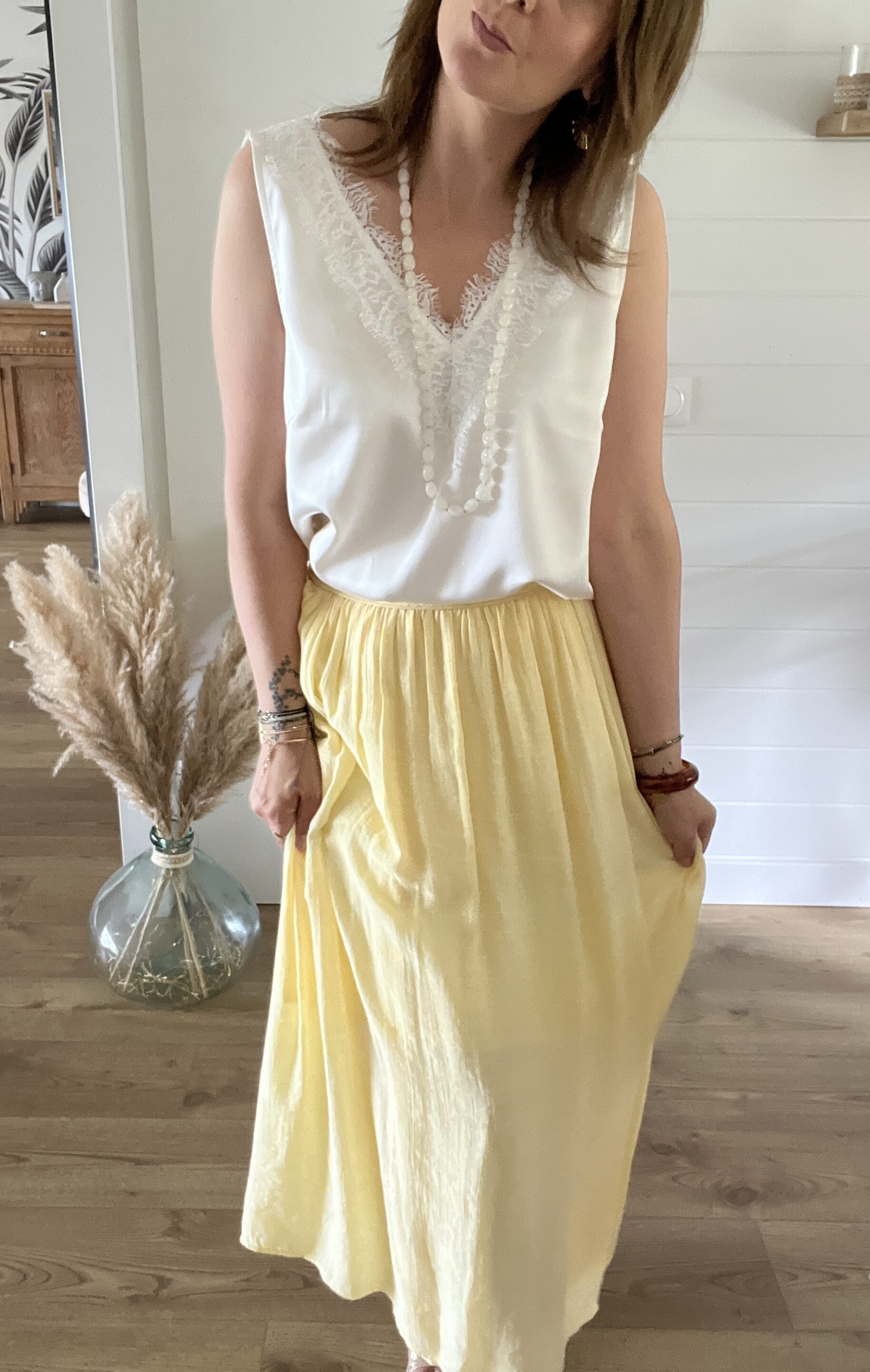 Jupe Anna Jaune