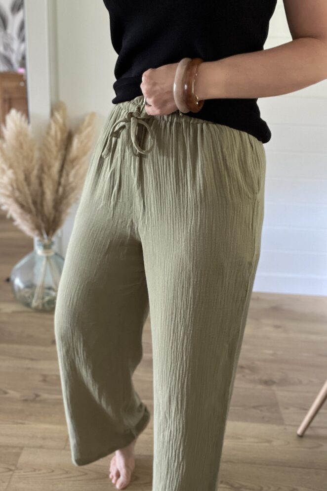 Pantalon Léandro Kaki