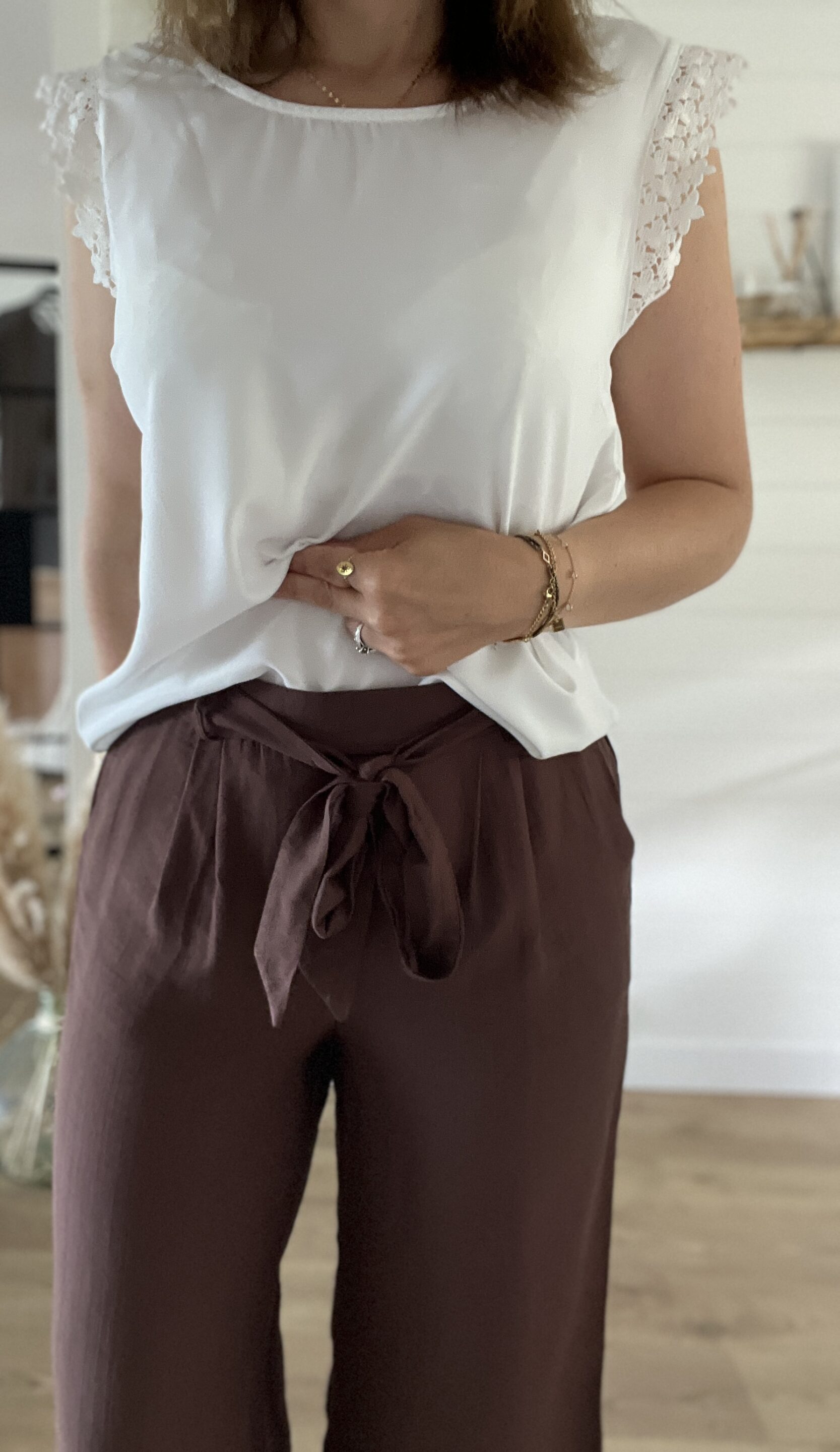 Pantalon Ninon Chocolat – Image 3