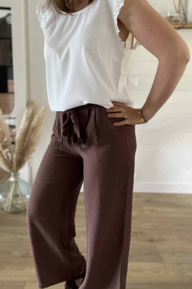 Pantalon Ninon Chocolat