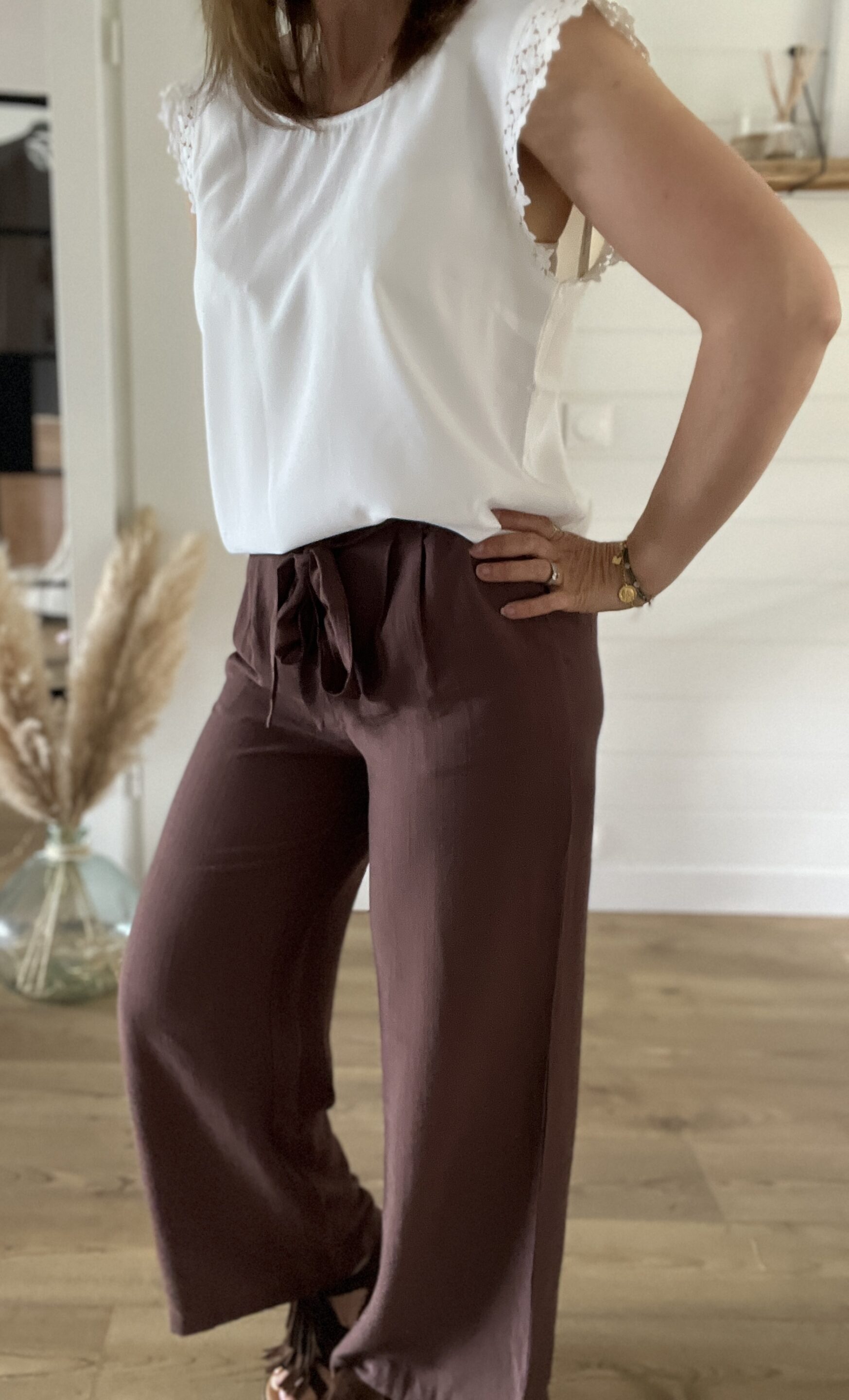 Pantalon Ninon Chocolat