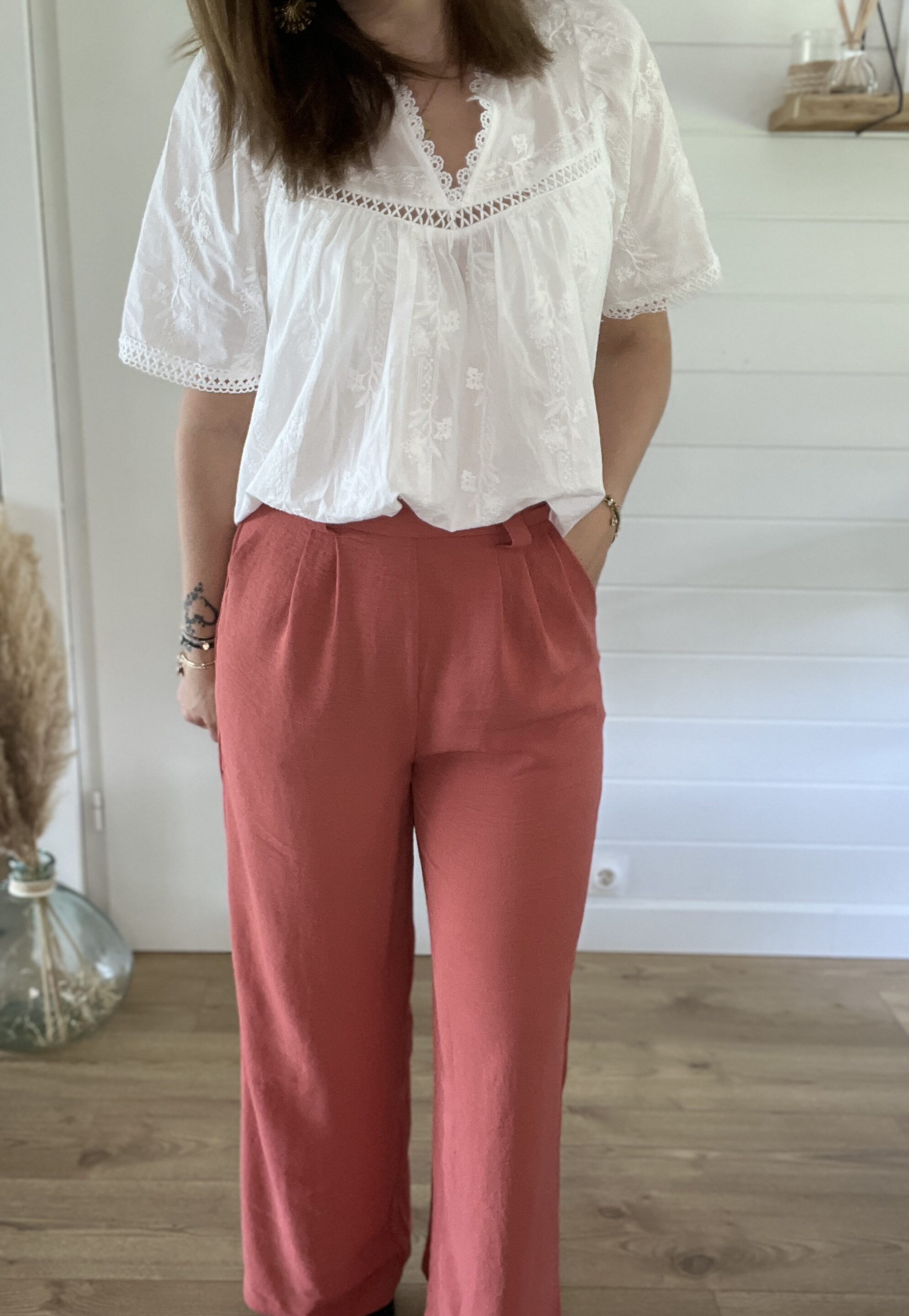 Pantalon Baki Vieux Rose