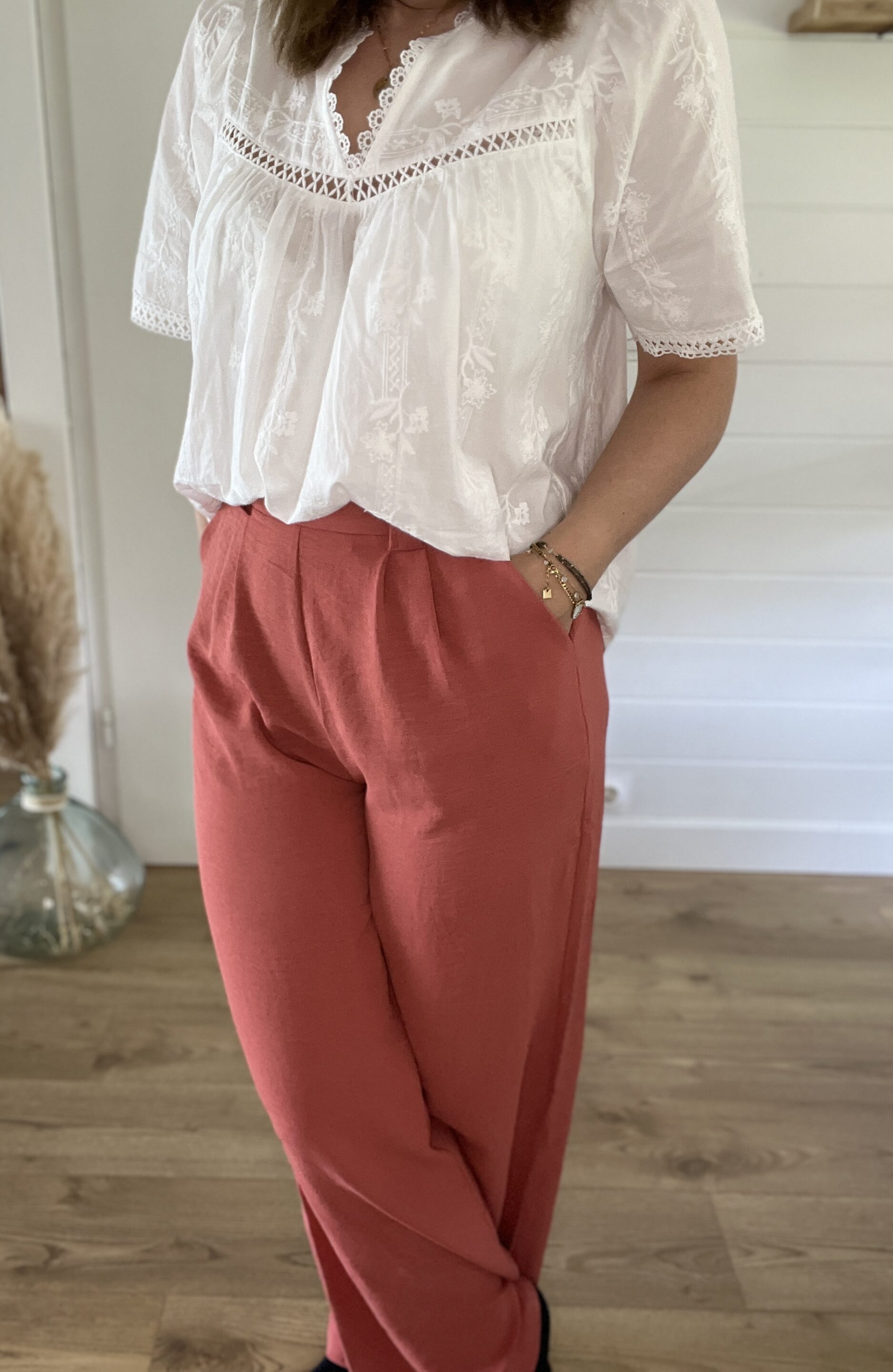 Pantalon Baki Vieux Rose – Image 2