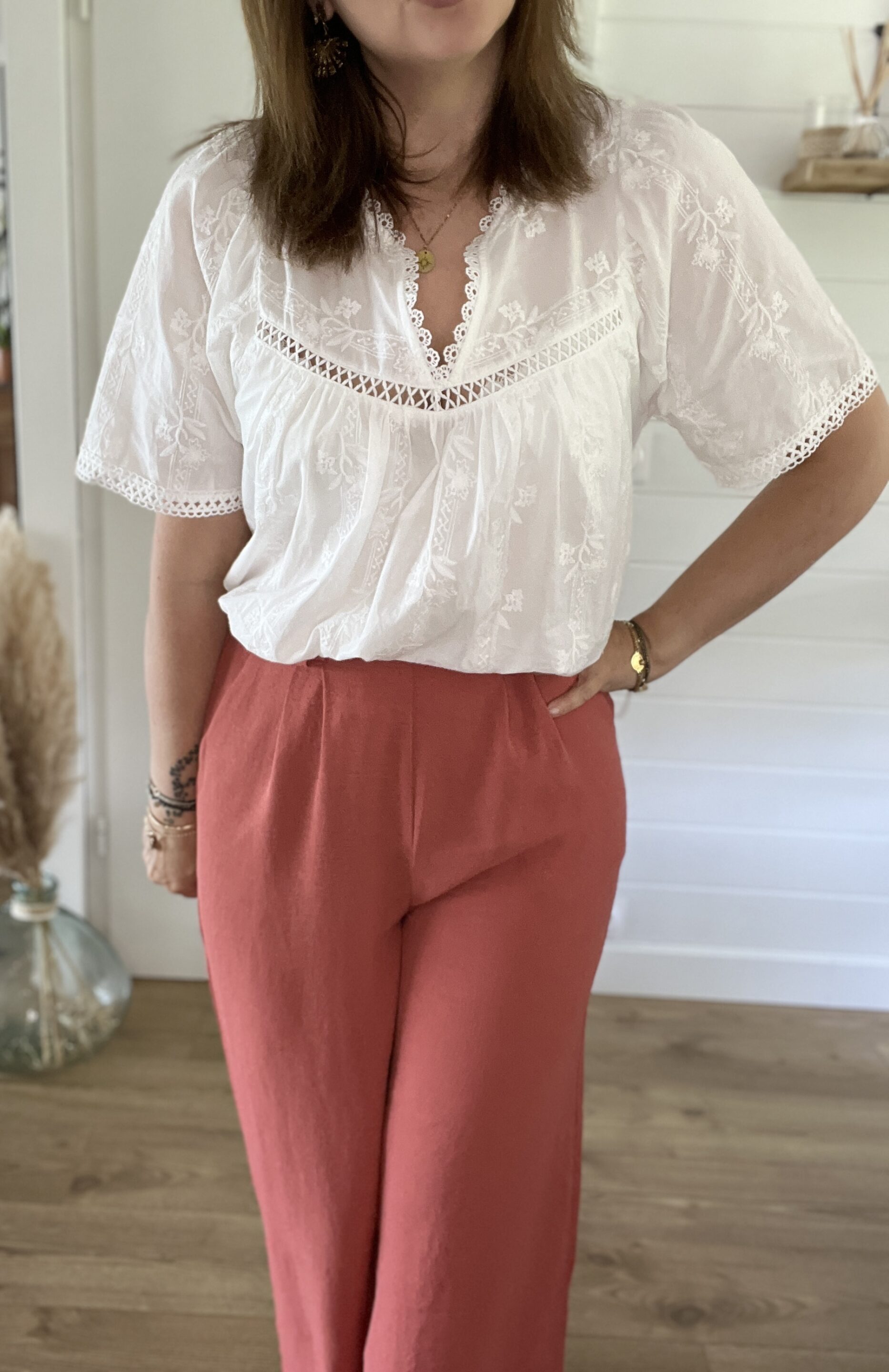 Pantalon Baki Vieux Rose – Image 3