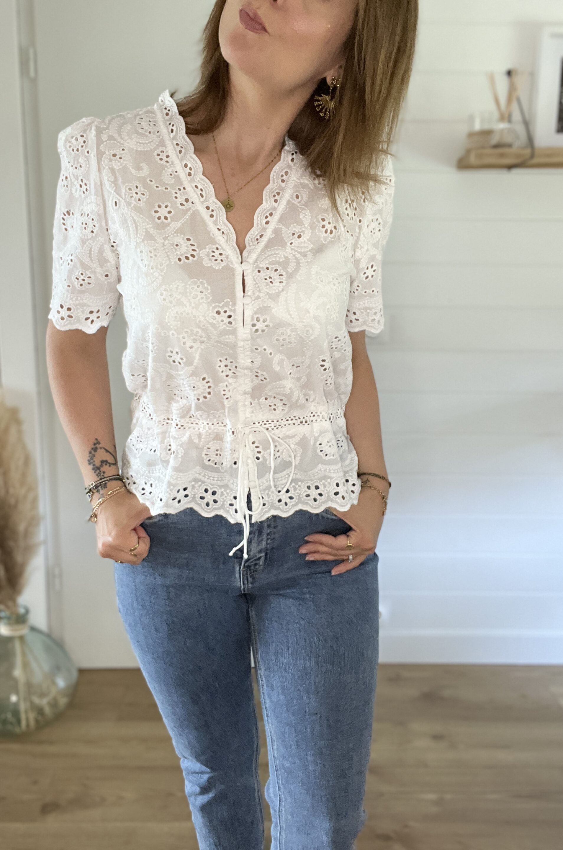 Blouse Lise Ecru – Image 4