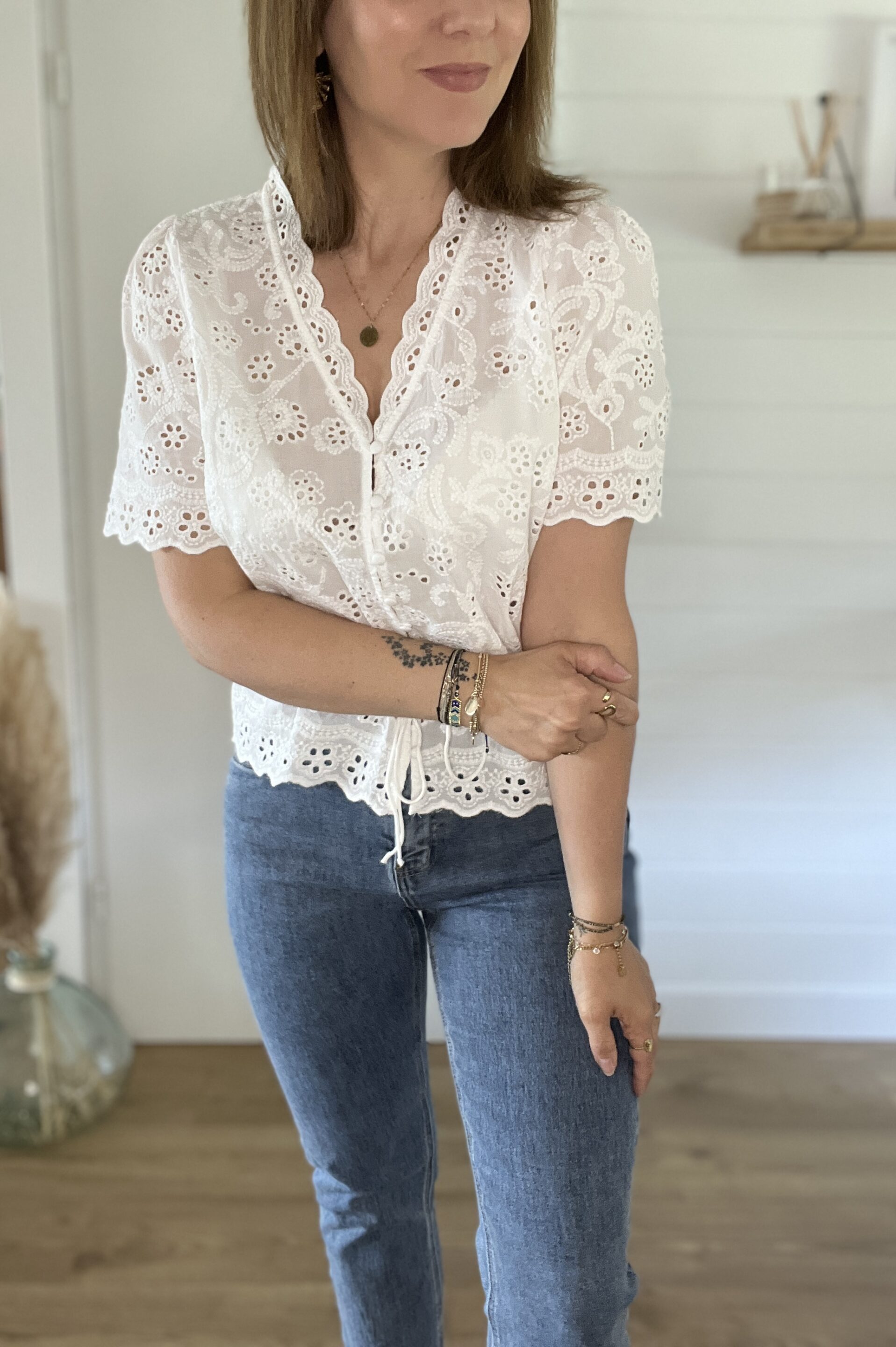 Blouse Lise Ecru – Image 2