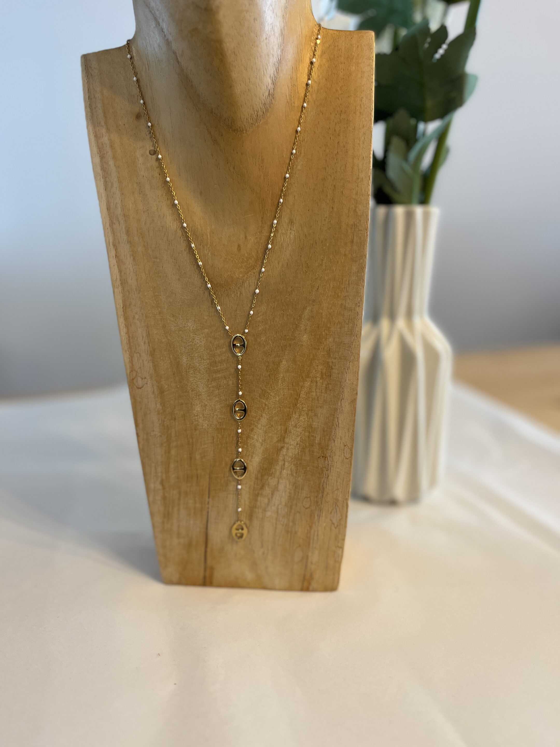 Collier Y Doré