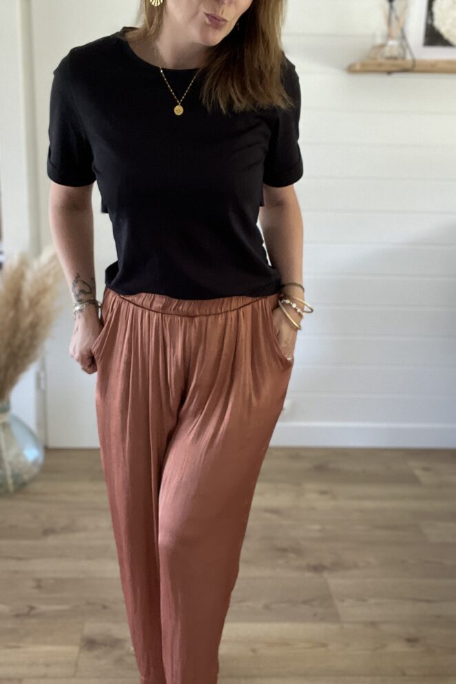 Pantalon Victor Bois De Rose