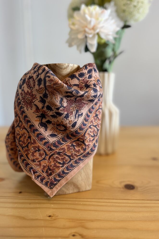 Foulard Kid Lucette Pink