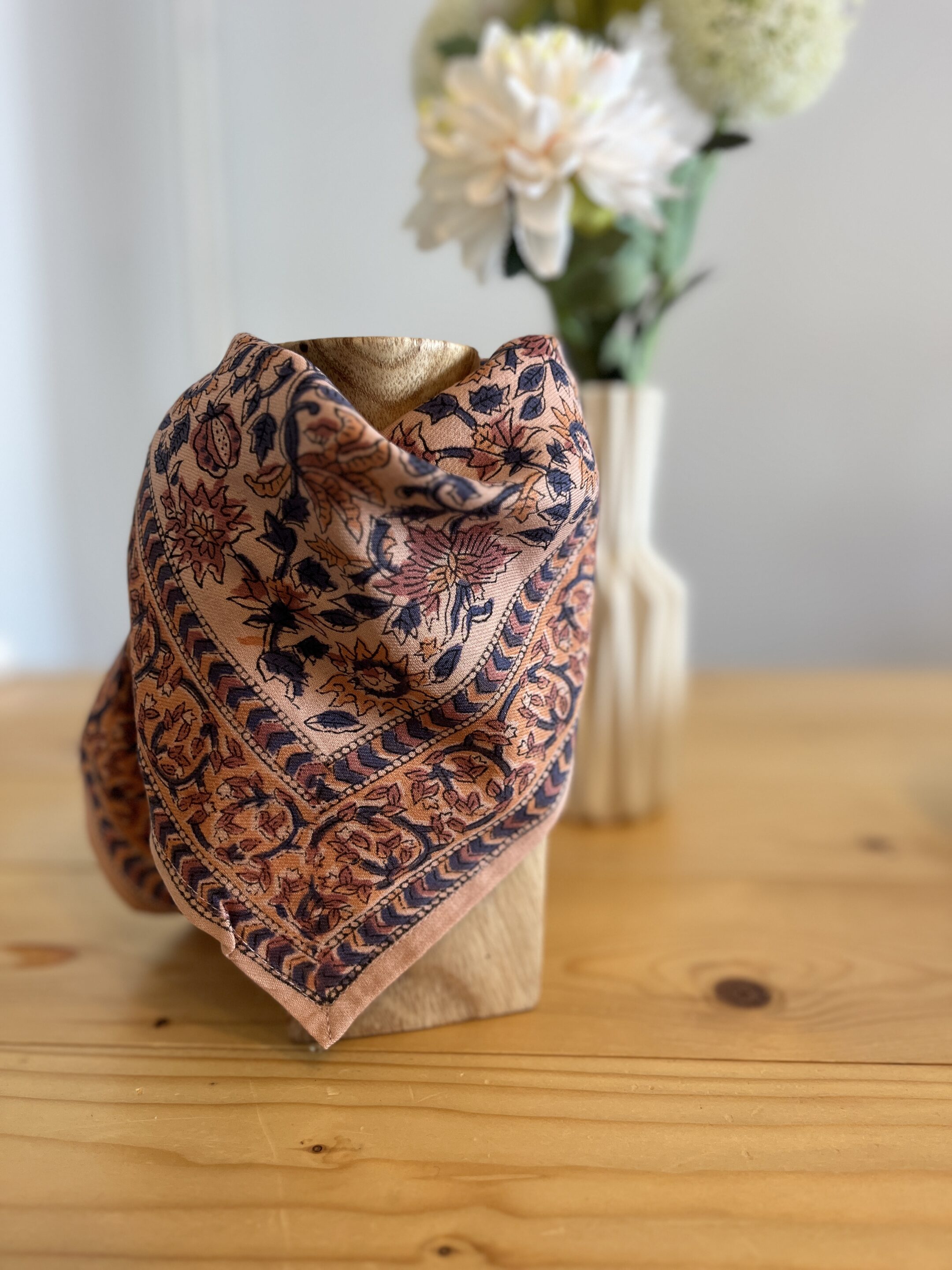 Foulard Kid Lucette Pink