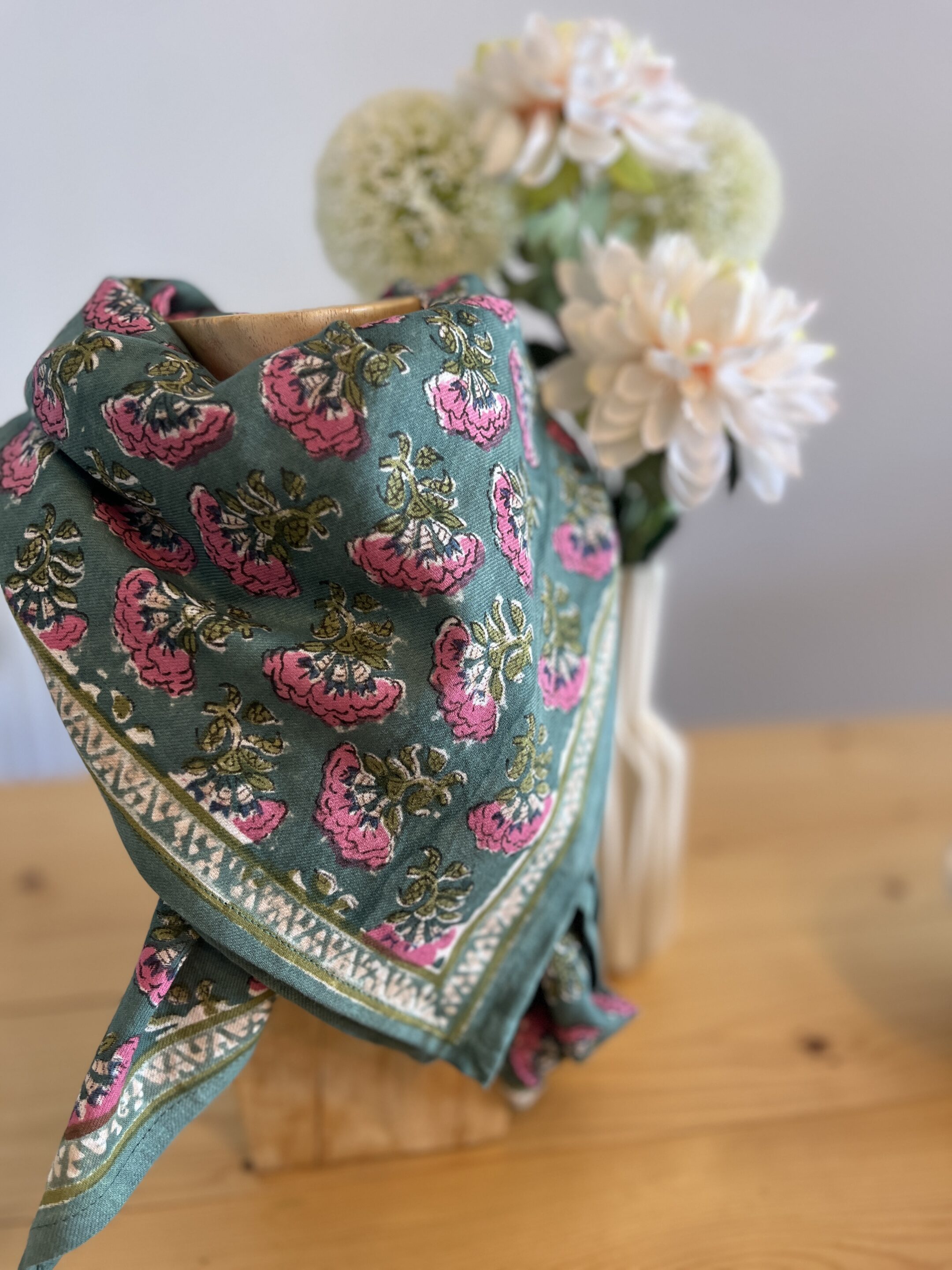 Foulard Namaste Vert