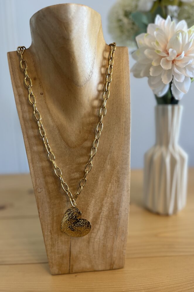 Collier Doré Coeur