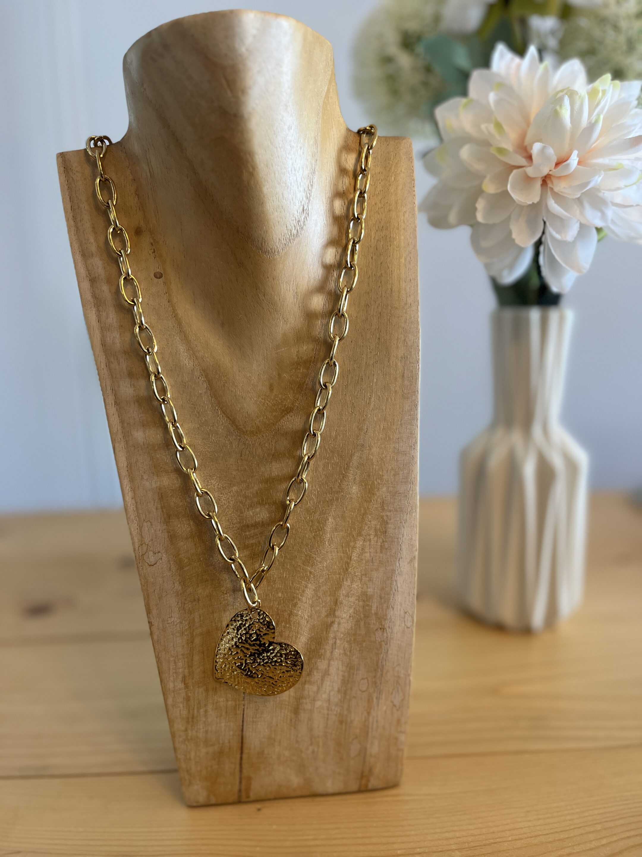 Collier Doré Coeur