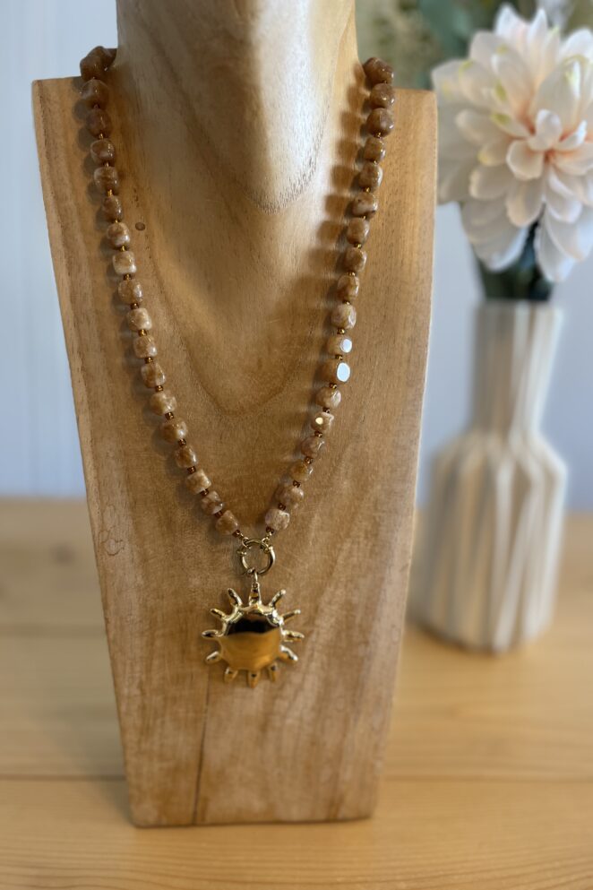 Collier Résine Soleil