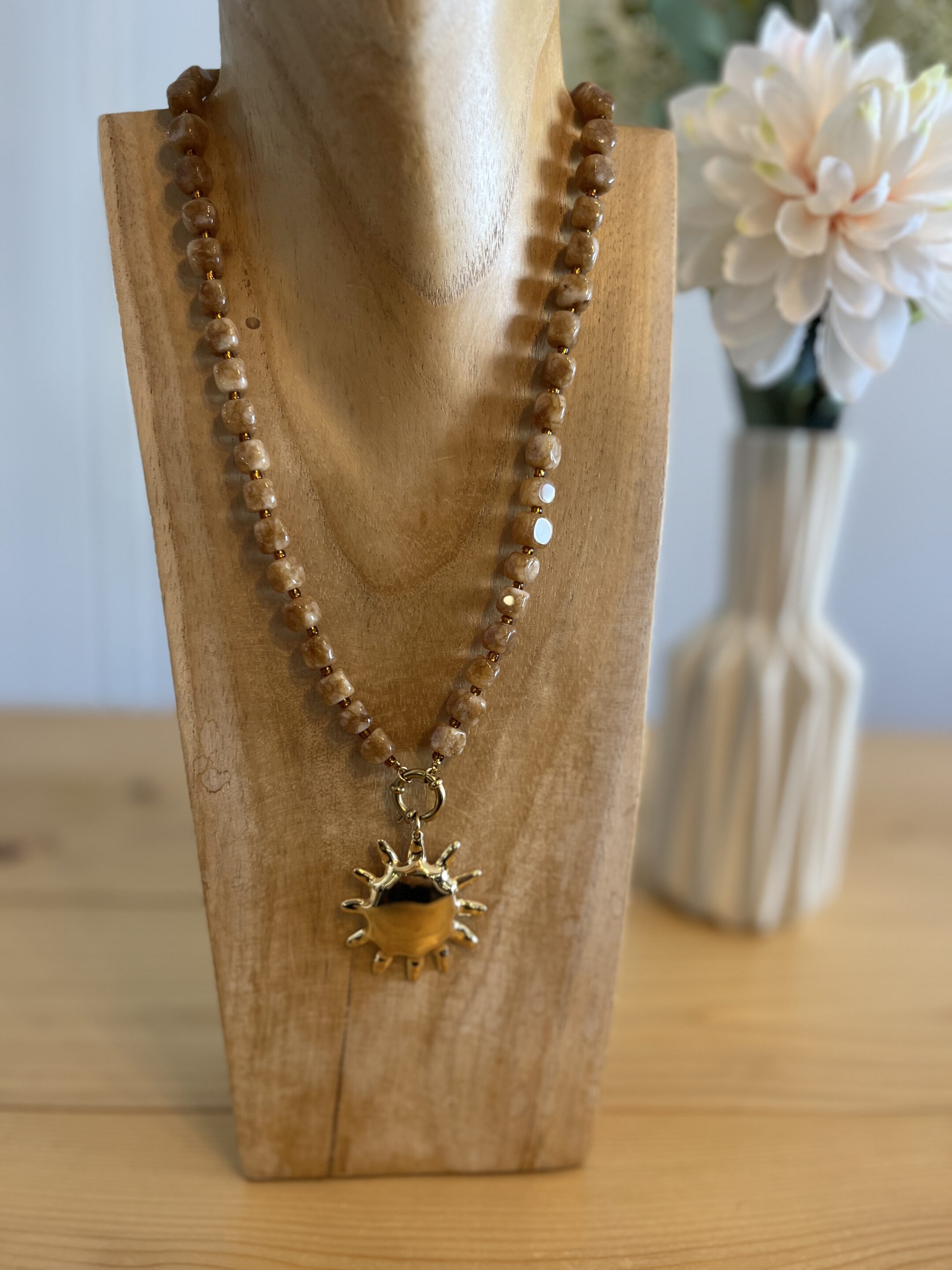Collier Résine Soleil