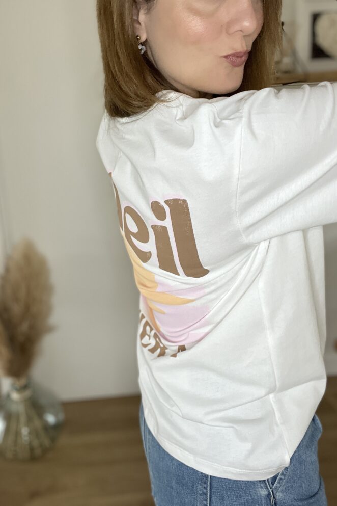 Tee Shirt Soleil Blanc