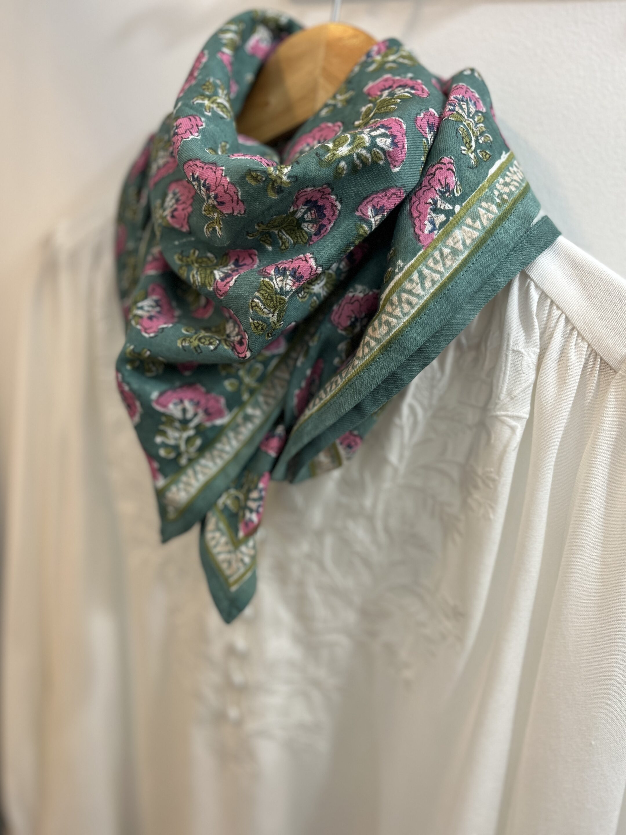 Foulard Namaste Vert