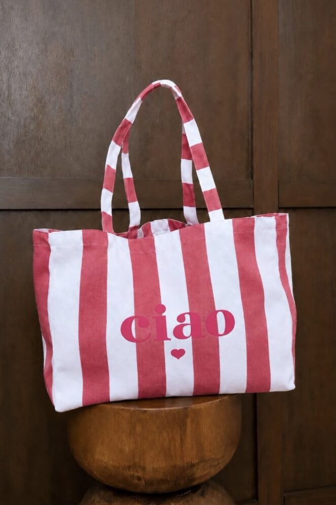 Sac Cabas Ciao Rose/Bordeaux