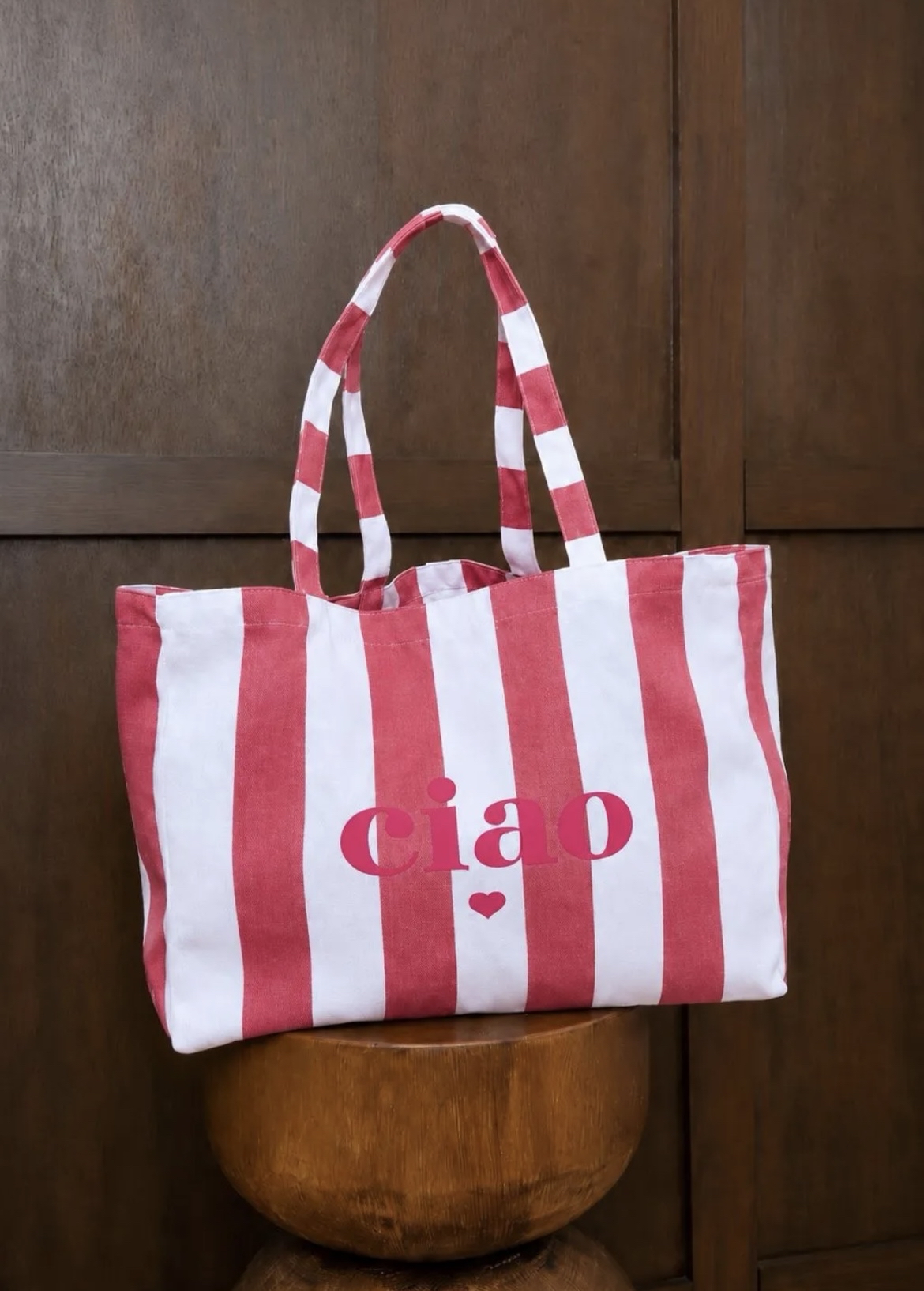 Sac Cabas Ciao Rose/Bordeaux