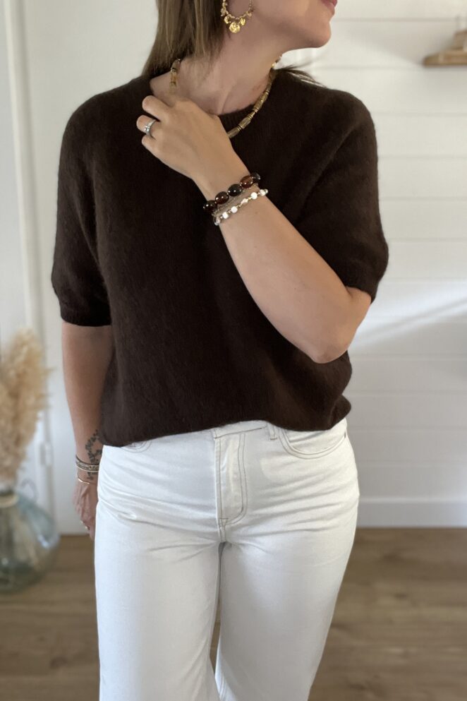 Pull Zoé Chocolat