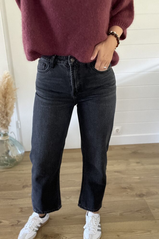 Jean Boy Denim Gris Foncé