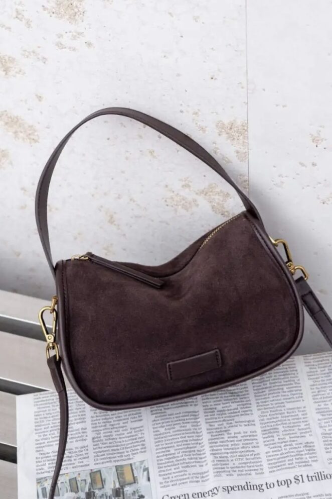 Sac Cuir Valentine Chocolat