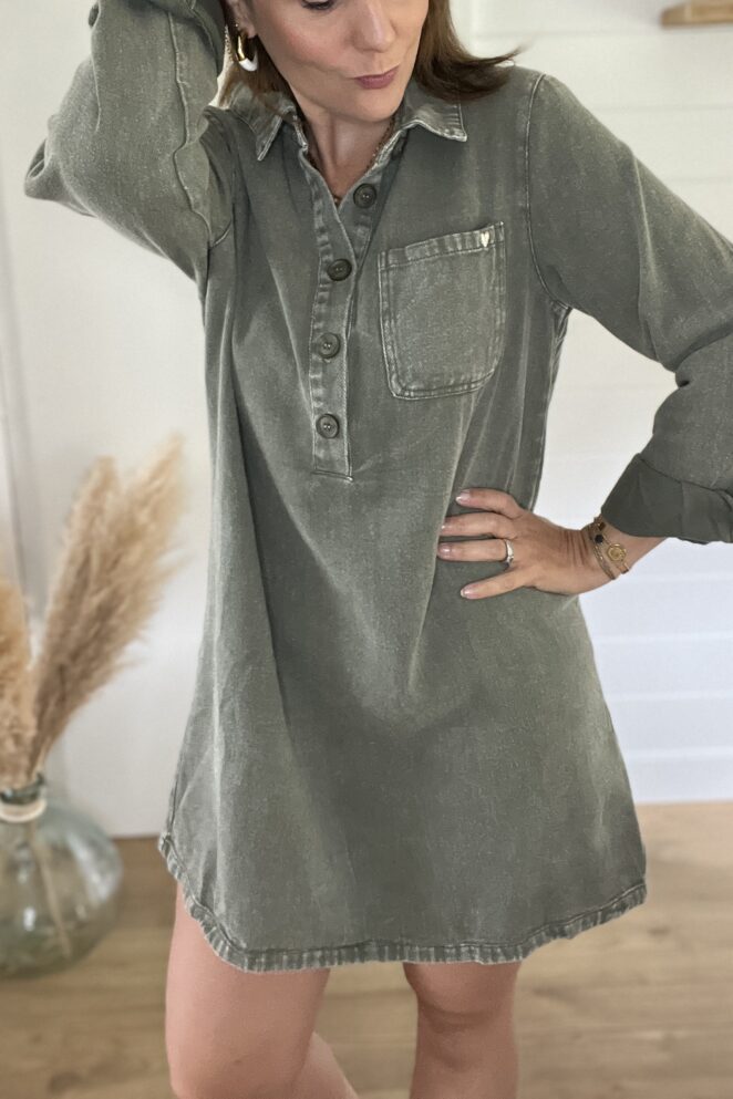 Robe Cassie kaki