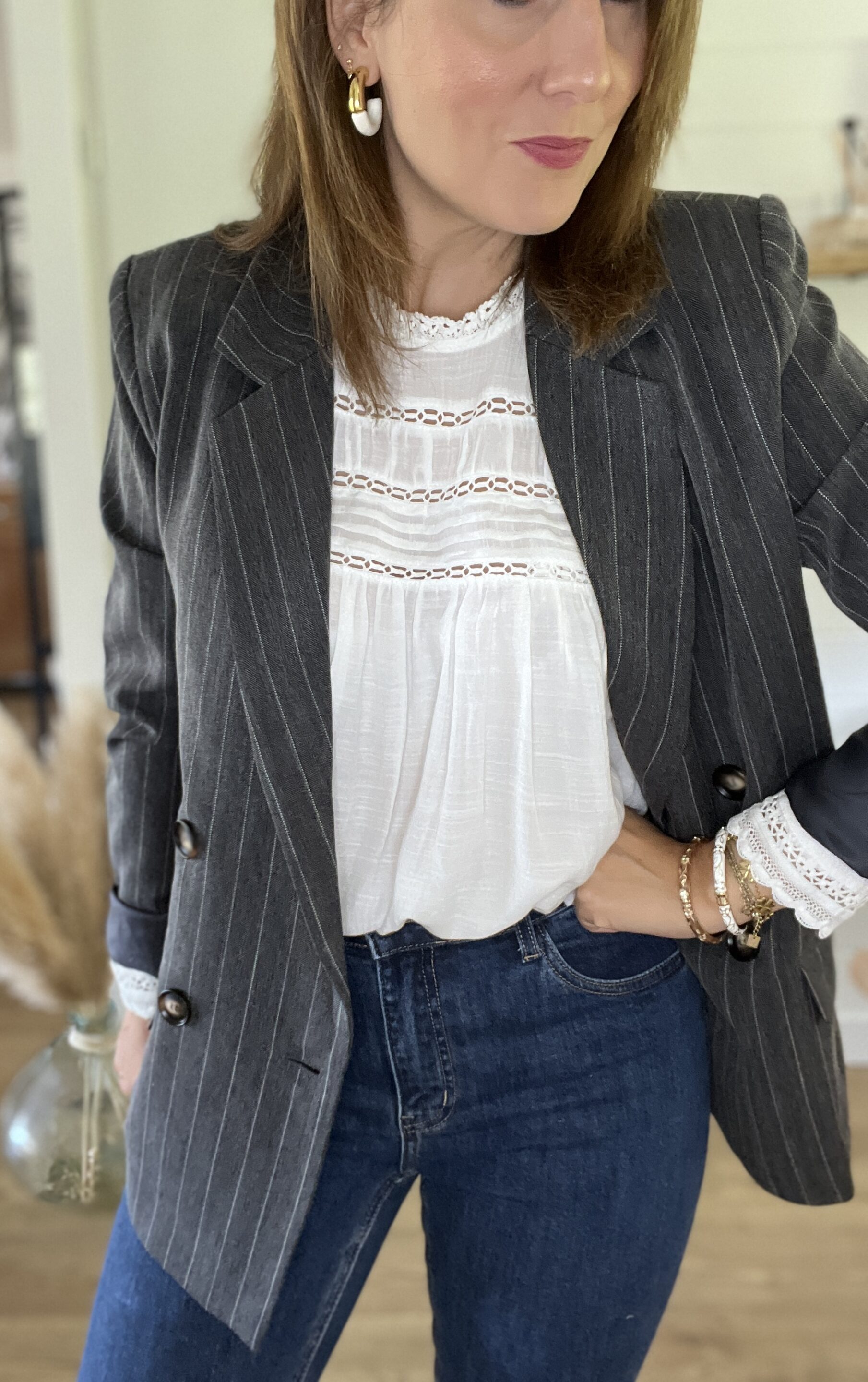 Veste Manon gris – Image 2