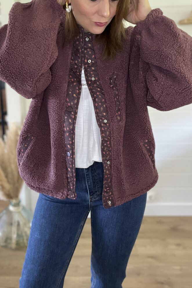 Veste Sixtine Framboise