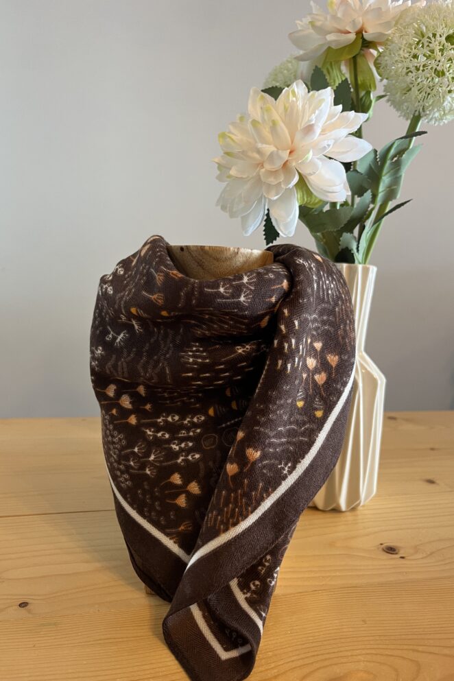 Foulard Célestin Chocolat