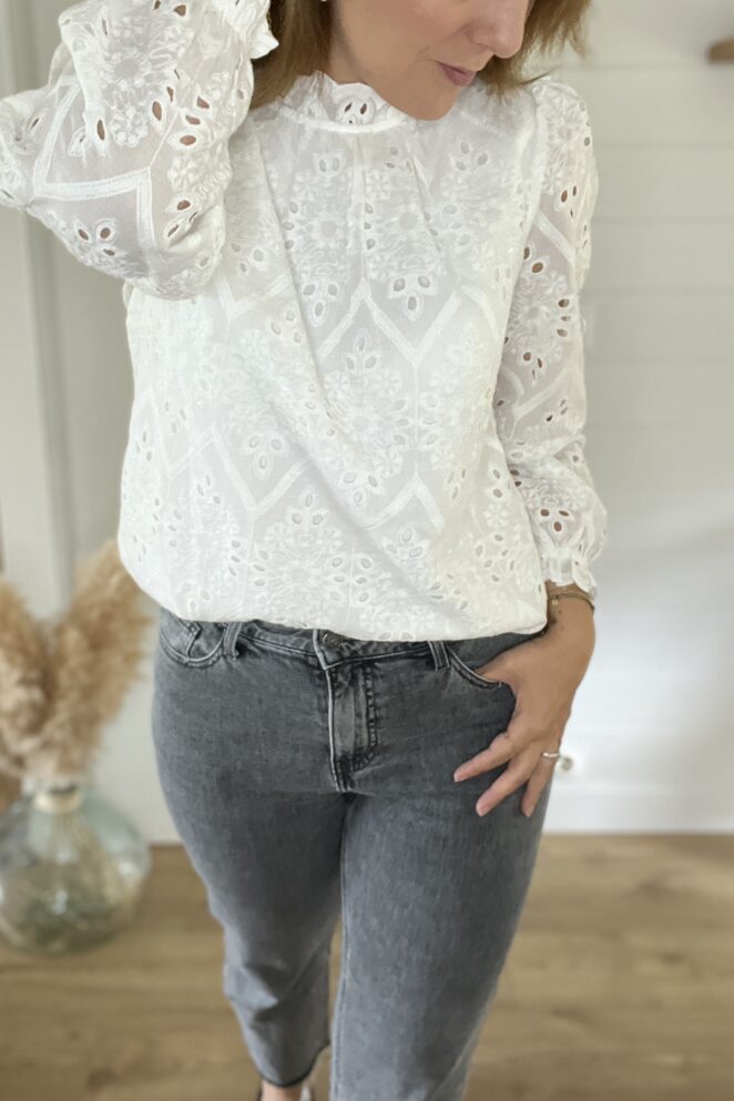 Blouse Florence Blanc