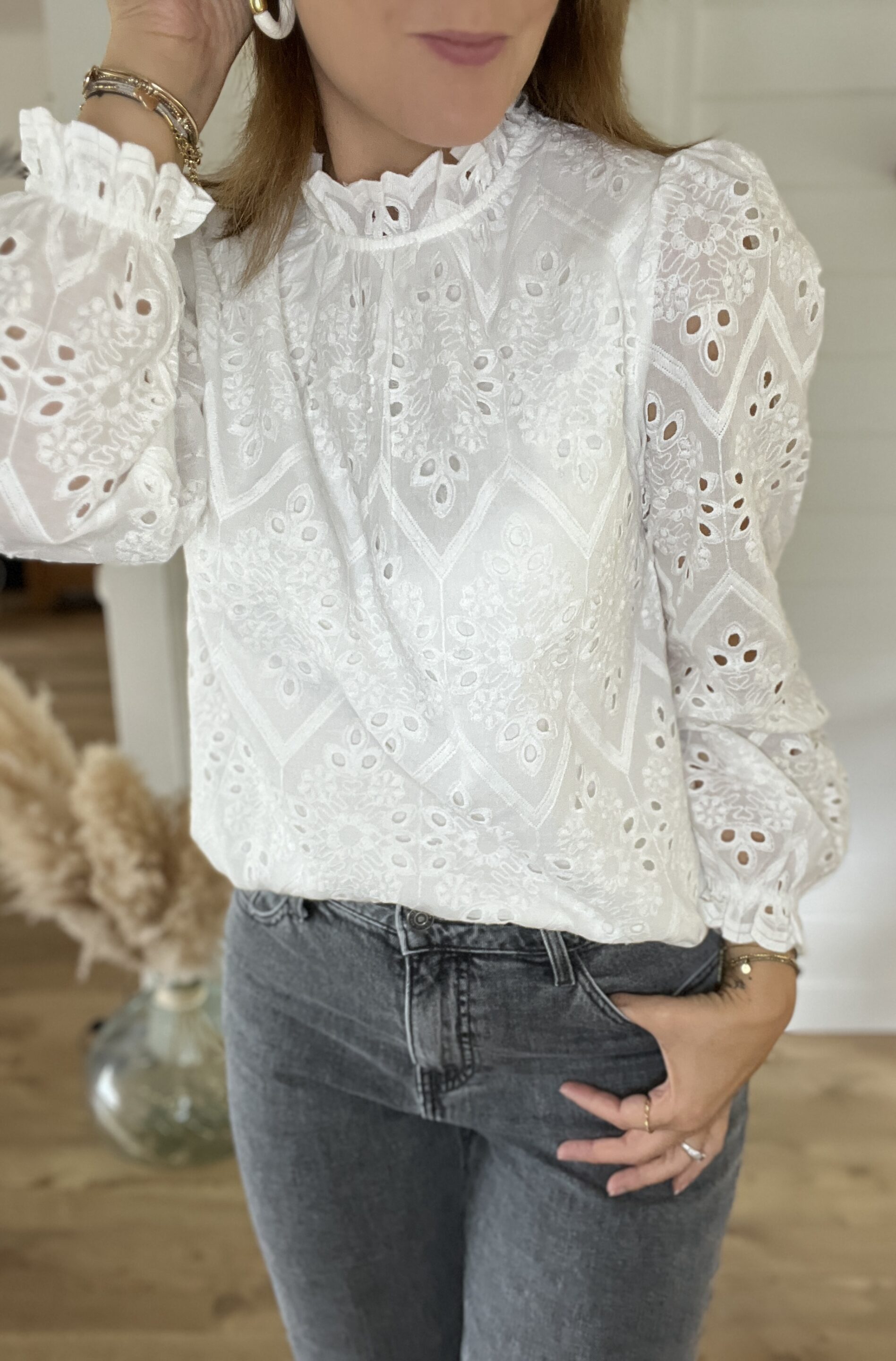 Blouse Florence Blanc – Image 2