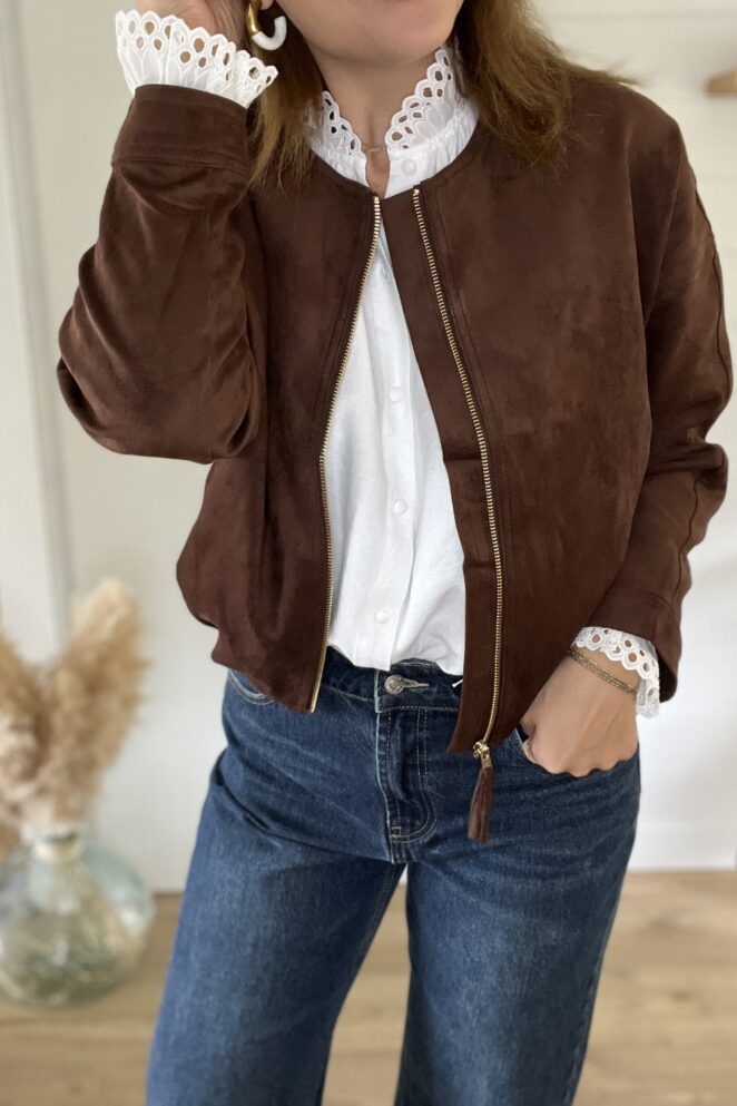 Veste Alix Chocolat