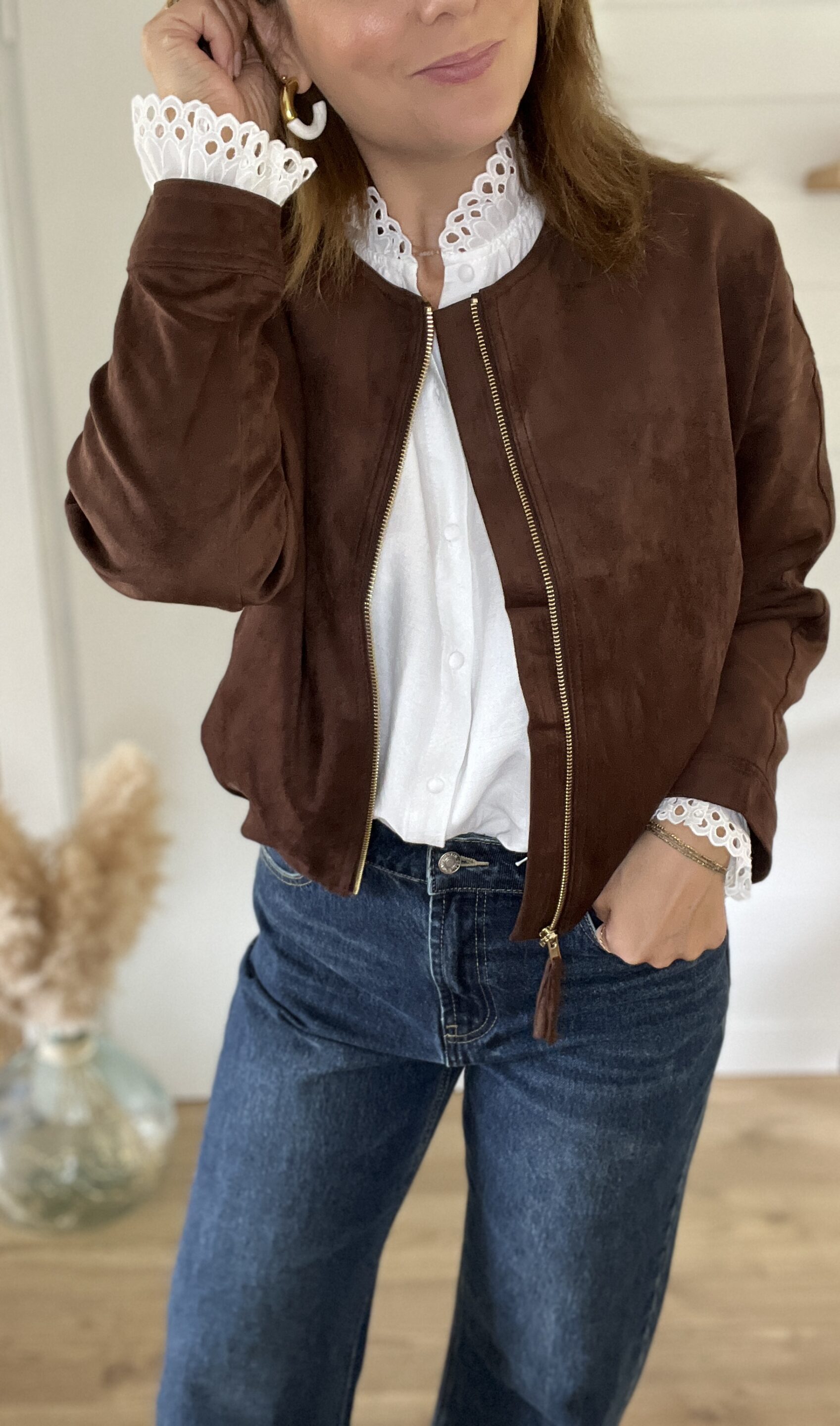 Veste Alix Chocolat