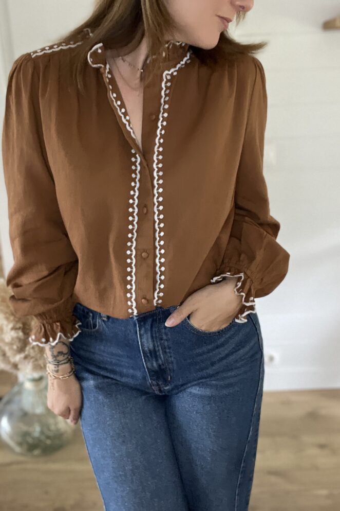 Chemisier Lise Camel