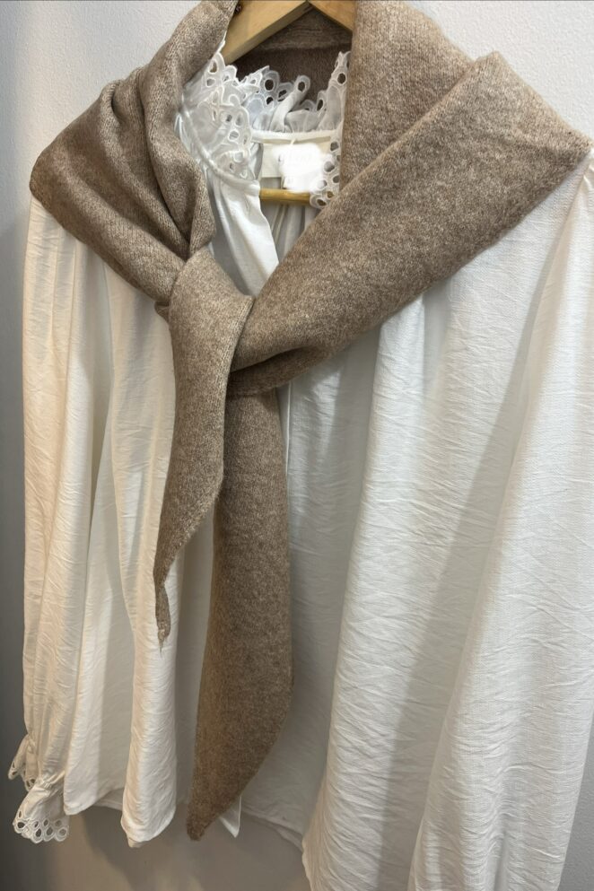 Echarpe Triangle Taupe