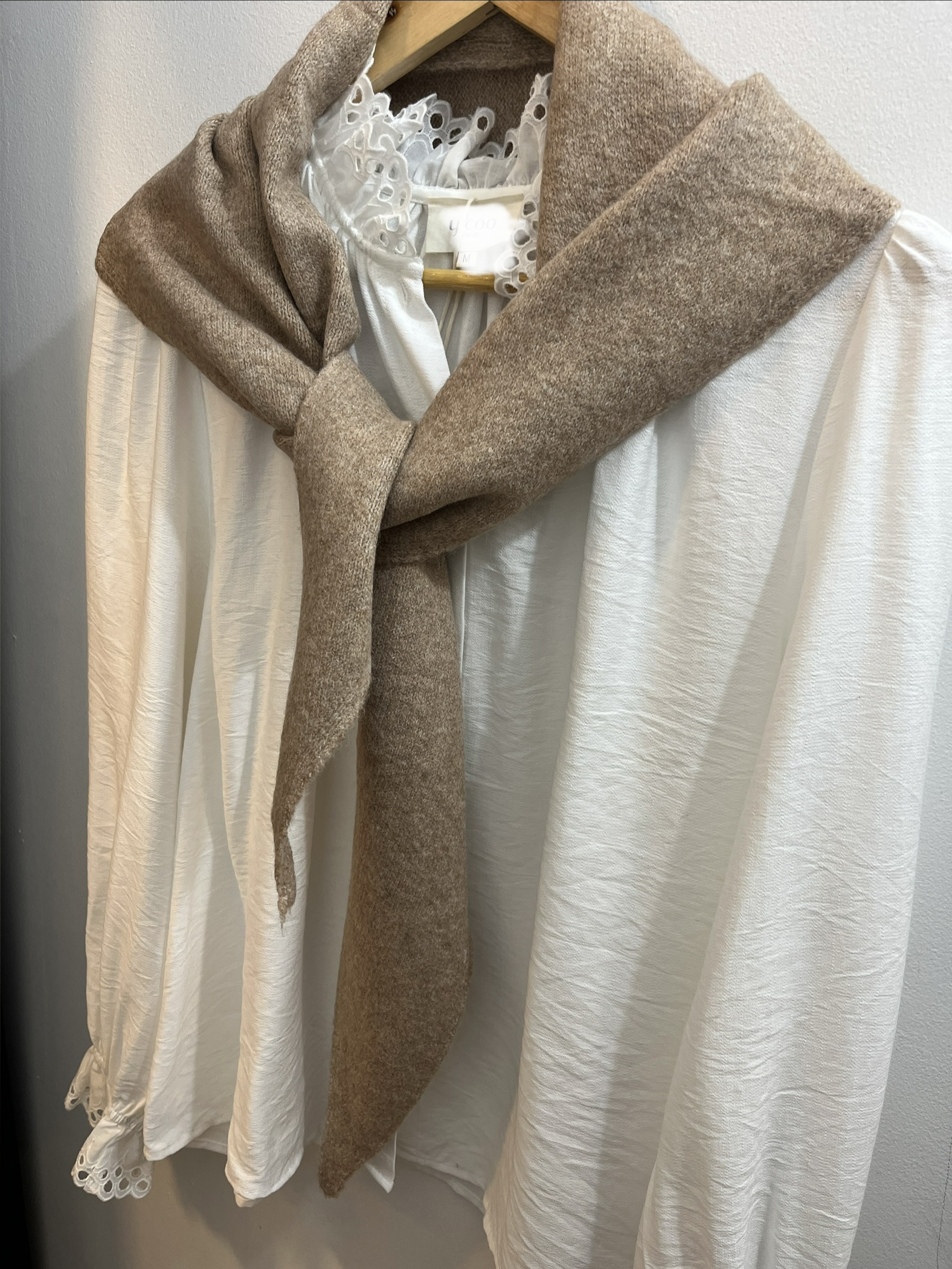 Echarpe Triangle Taupe