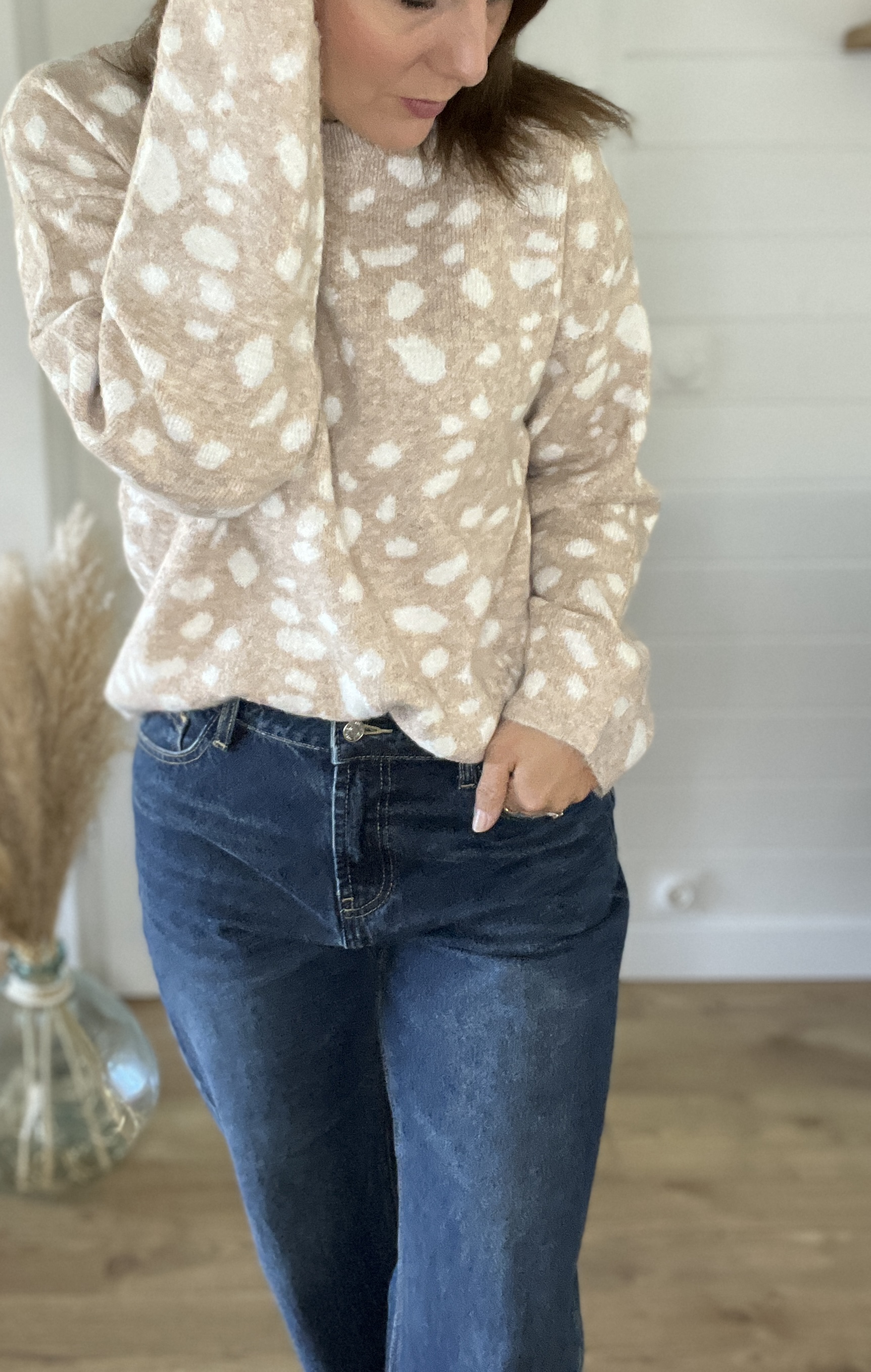 Pull Carla Beige Lutèce – Image 3