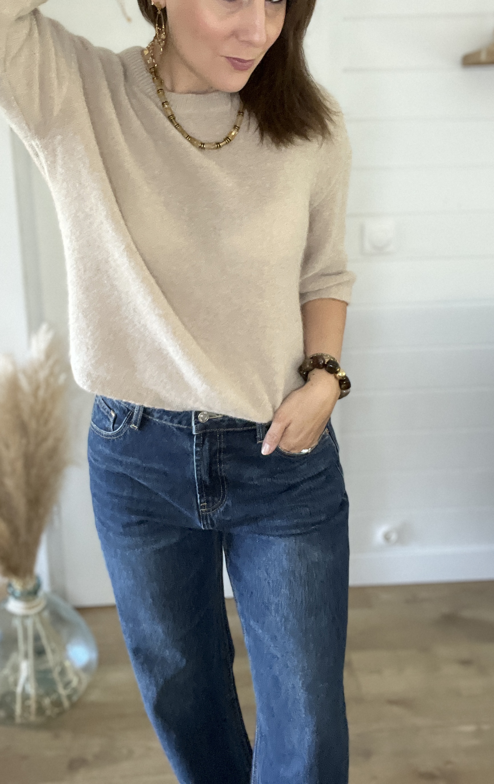 Pull Nina Beige – Image 4