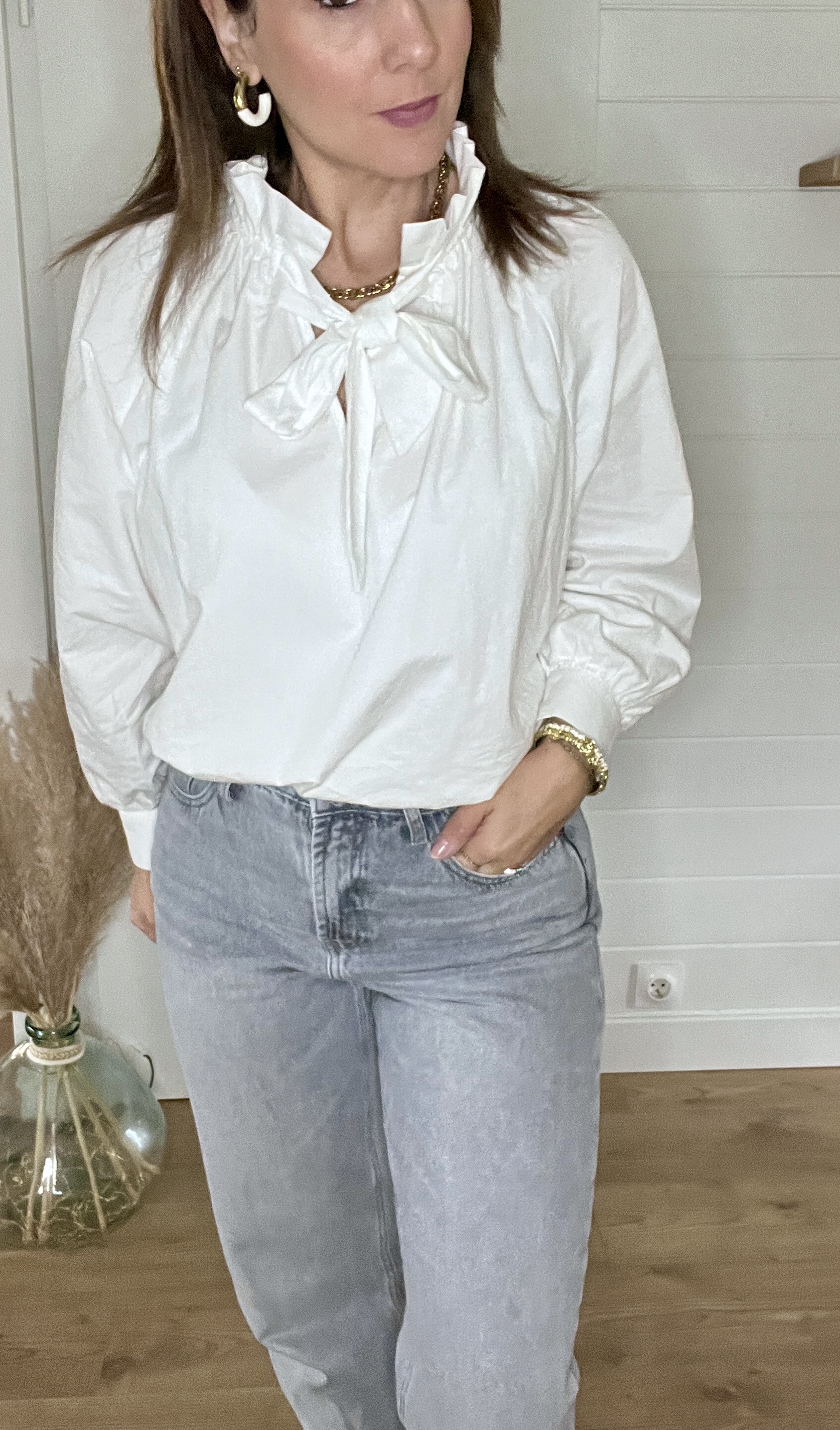 Blouse Thelma Blanc – Image 3