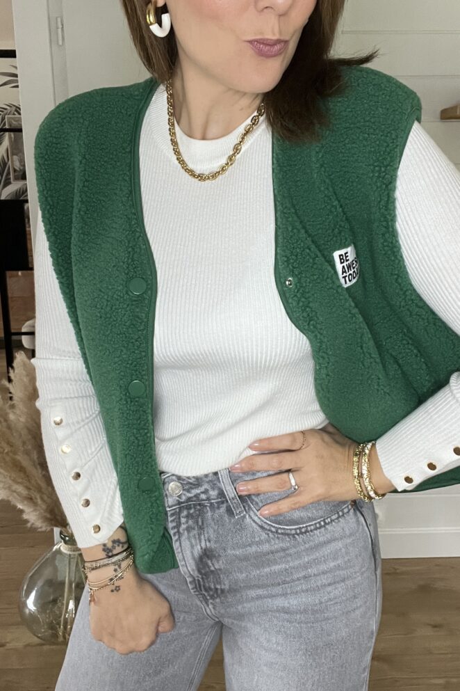 Gilet Calipso Vert Benetton