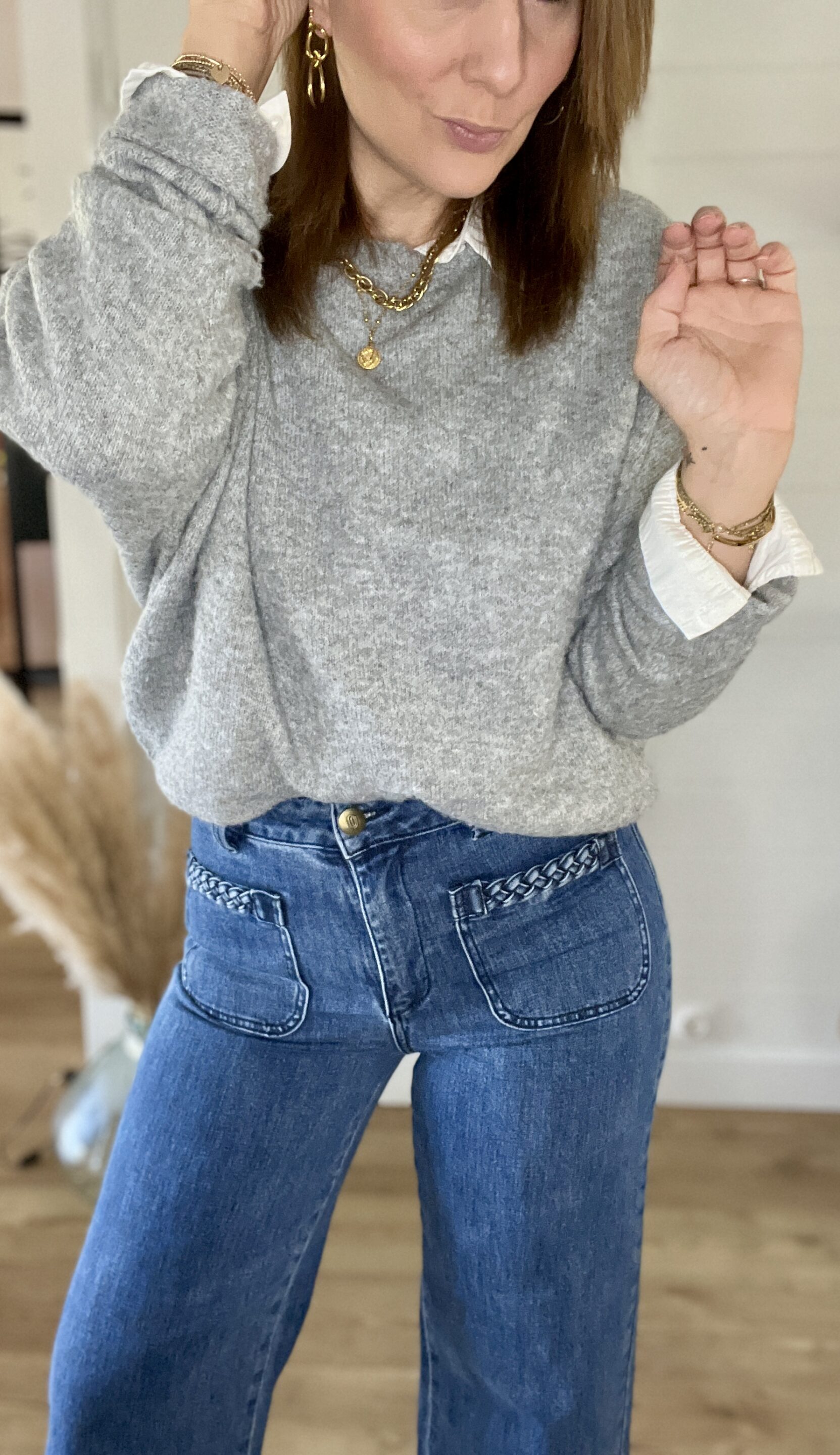 Pull Joyce Gris
