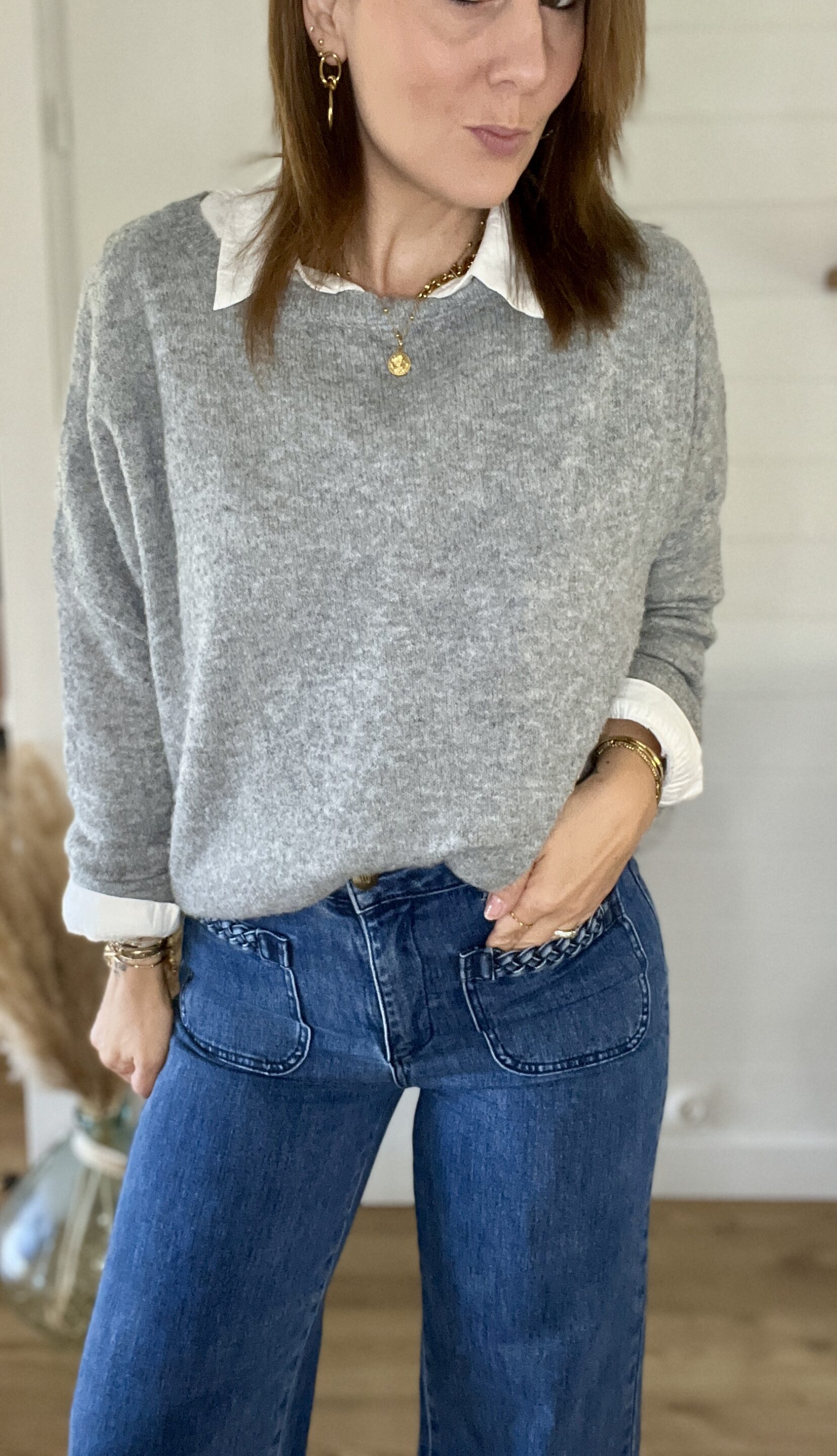 Pull Joyce Gris – Image 3
