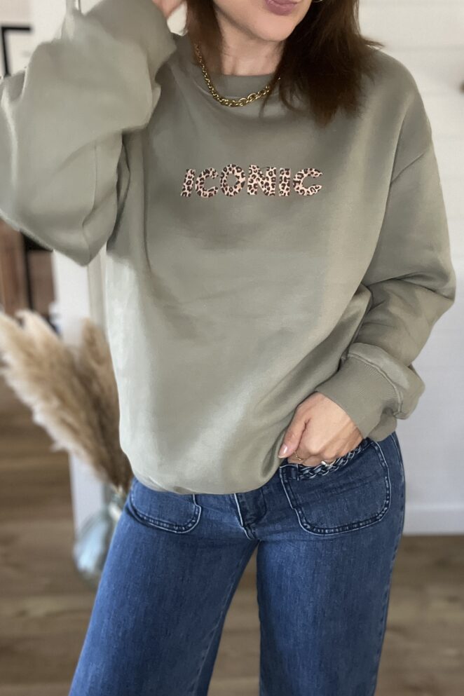 Sweat Iconic Kaki